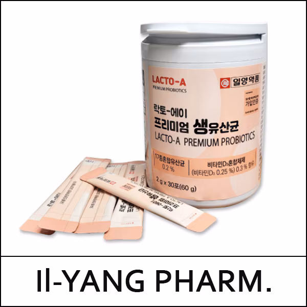[Il-YANG PHARM.] (sg) Lacto-A Premium Probiotics 60g (2g*30ea) 1 Pack / 55(54)01(4) / 6,000 won(R)